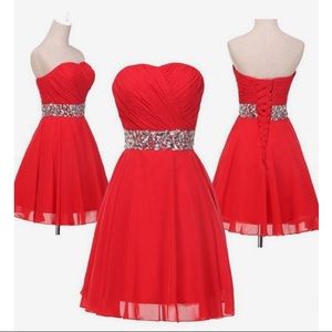 Red prom dress